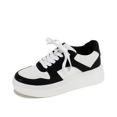 Yellow Box Women's Emma Flatform Sneaker In Black