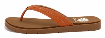 Yellow Box Women's Fallen Slide Sandal In Tan In Multi