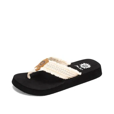 Yellow Box Women's Fianni Sandal In Cream In White