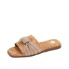 Yellow Box Women's Kimia Slide Sandal In Cork In Multi