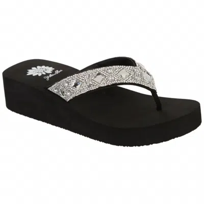 Yellow Box Women's Sarika Sandal In Clear In Multi