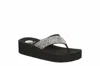 Yellow Box Women's Tari Flip-flop Sandal In Clear In Black