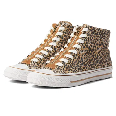 Yellow Box Women's  Virgenia Sneakers Brown Animal Print Shoes Zogg2411