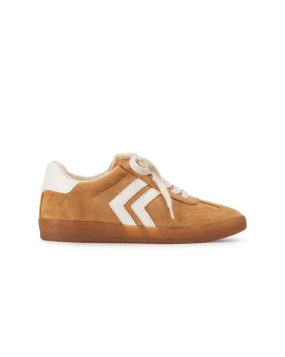Yellow Box Women's Zera Lace-up Sneaker In Sand In Brown