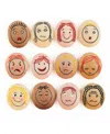 Yellow Door Emotion Stones, Set Of 12 In Multicolor