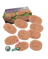 Yellow Door Let's Investigate Dinosaur Footprints, Set Of 8 In Tan