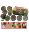 Yellow Door Let's Investigate Farmyard Footprints Stone, Set Of 8 In Multicolor