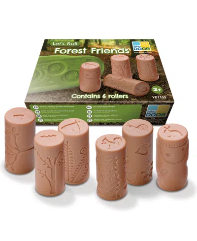 Yellow Door Let's Roll Forest Friends Rollers, Set Of 6 In Multicolor