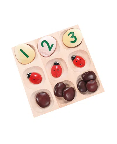 Yellow Door Kids' Natural Sorting Tray In Multicolor