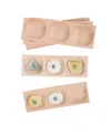 Yellow Door Three-pebble Word-building Tray In Assorted
