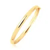 Yellow Gold 14k  Dome Design Polished Children's Bangle In Yellow