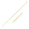 Yellow Gold 14k  High Polish Heart Link Bracelet (3.2mm) In Yellow