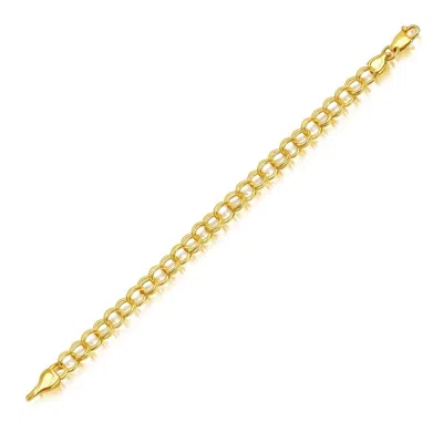 Yellow Gold 14k  Lite Charm Bracelet (5.00 Mm)