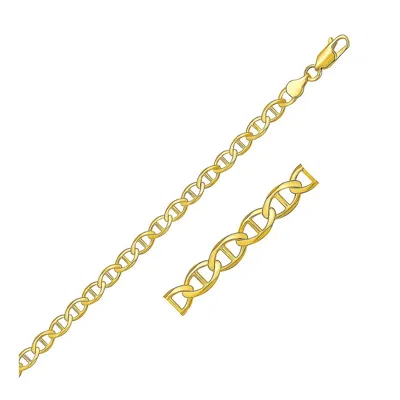 Yellow Gold 14k  Mariner Link Bracelet (4.50 Mm)