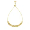 Yellow Gold Adjustable Chain Bracelet In 14k  (5.00 Mm) In Yellow