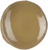 Yellow Nose Studio Brown N-02 Dinner Plate In Terra-cotta Or Sand