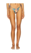 Yellow The Label Abbie Bikini Bottom In Multi