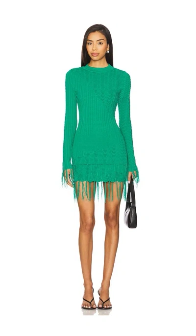 Yellow The Label Freya Fringe Set In Green
