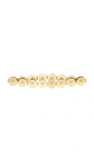 Yellow The Label Marbella Belt In Gold