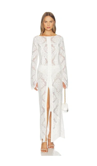 Yellow The Label X Revolve Demi Duster Dress In White