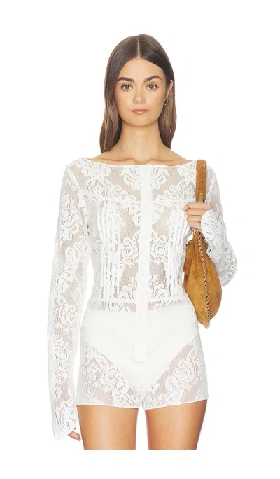 Yellow The Label X Revolve Hudson Long Sleeve In White