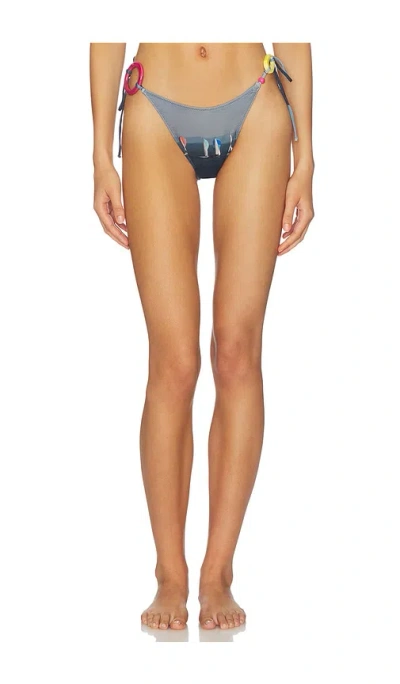 Yellow The Label X Revolve Vivi Charm Bikini Bottom In Multi