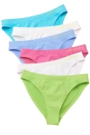 Yellowberry Kids'  6pk Scout Seamless Underwear In Green