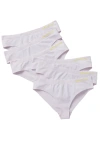 Yellowberry 6pk Seamless Bikini Underwear With Bonded Seam In Snowflake