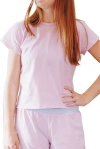 Yellowberry Breeze Cotton Short Sleeve T-shirt In Lilac