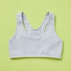 Yellowberry Kids'  Half Moon High-impact Sports Bra In Grayscale