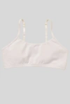 Yellowberry Kids'  Ladybug Cotton Bra In Pale Pink Bubble