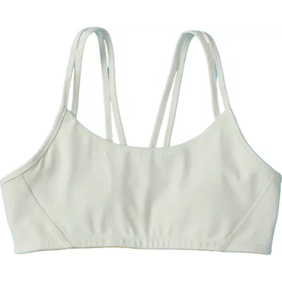 Yellowberry Kids'  Luna Strappy Bra In Beach Glass
