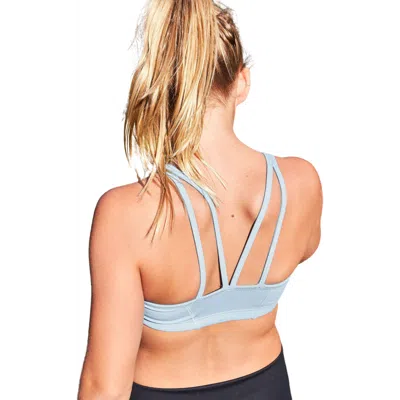 Yellowberry Kids'  Luna Strappy Bra In Storm