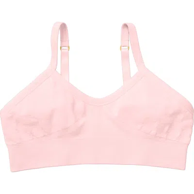 Yellowberry Kids'  Poppy Seamless Bra In Pink