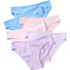 Yellowberry Kids'  Simple Pima Cotton Underwear 6pk In Multi