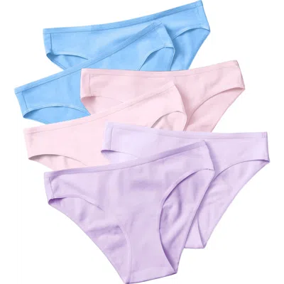 Yellowberry Kids'  Simple Pima Cotton Underwear 6pk In Multi
