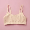 Yellowberry Kids'  Sky High Impact Sports Bra In Beige