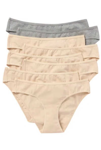 Yellowberry Kids'  Sunny Cotton Underwear 8pk In Neutral