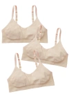 Yellowberry Tulip Seamless Bra 3pk In Doe