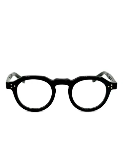 Yellows Plus Becca Round-frame Glasses In Black