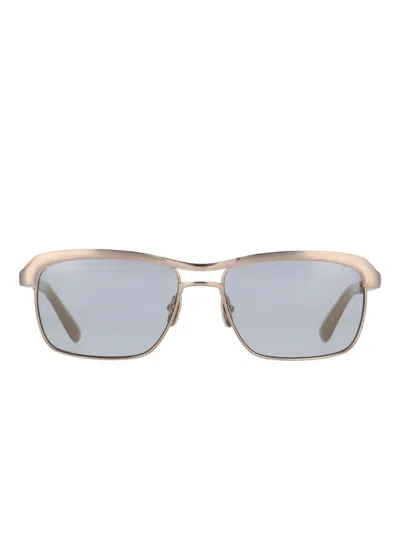 Yellows Plus Bernard Square-frame Sunglasses In Gold