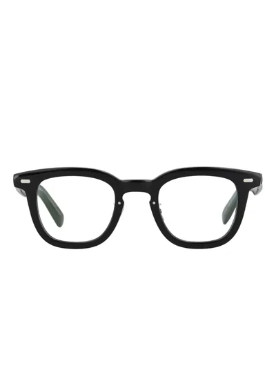 Yellows Plus Browline Lester Glasses In Black