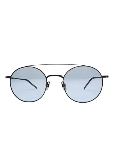 Yellows Plus Herman Round Glasses In Black