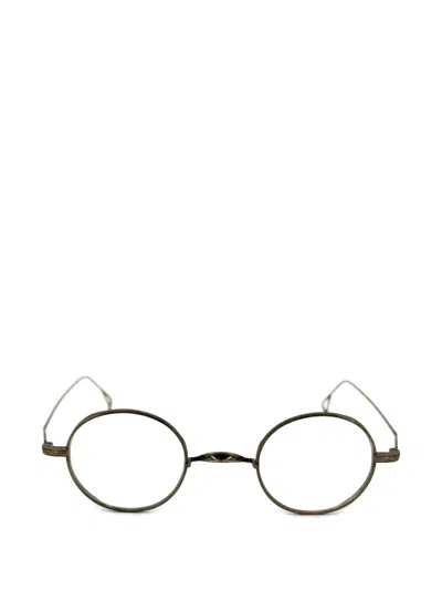 Yellows Plus Ike Round-frame Glasses In Brown