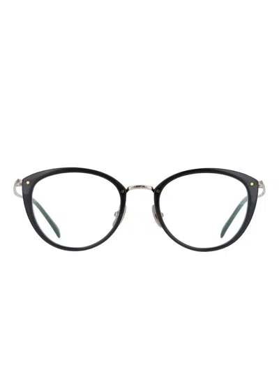 Yellows Plus Loraine Round-frame Glasses In Black