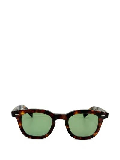 Yellows Plus Mike Sun Square-frame Sunglasses In Brown