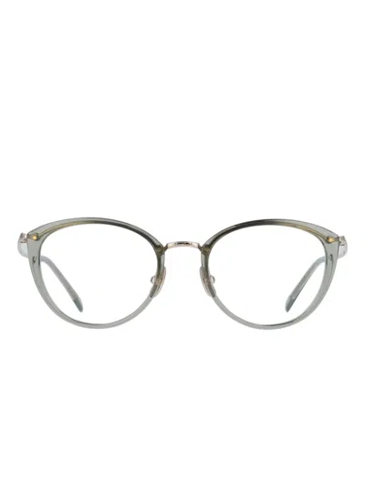 Yellows Plus Round Loraine Glasses In Gray