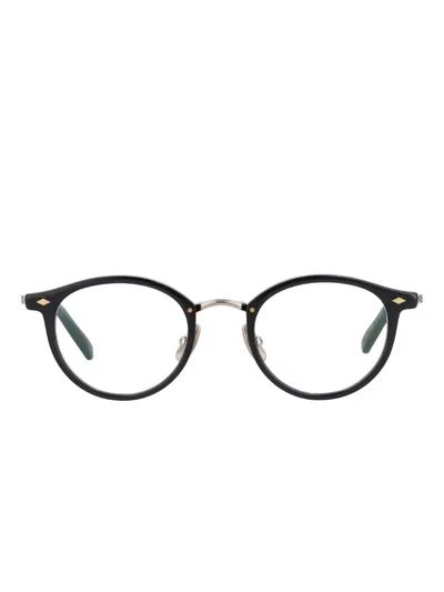 Yellows Plus Selina Round Glasses In Black