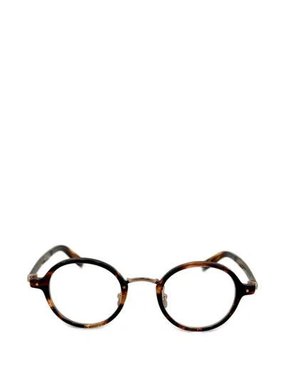 Yellows Plus Spencer Round-frame Glasses In Brown