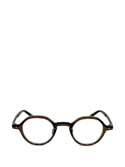 Yellows Plus Winston Round-frame Glasses In Brown